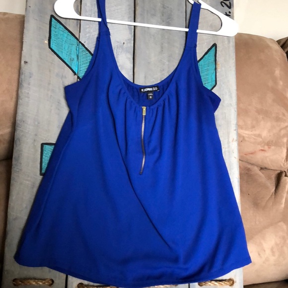 Express Tops - Express cobalt blue tank